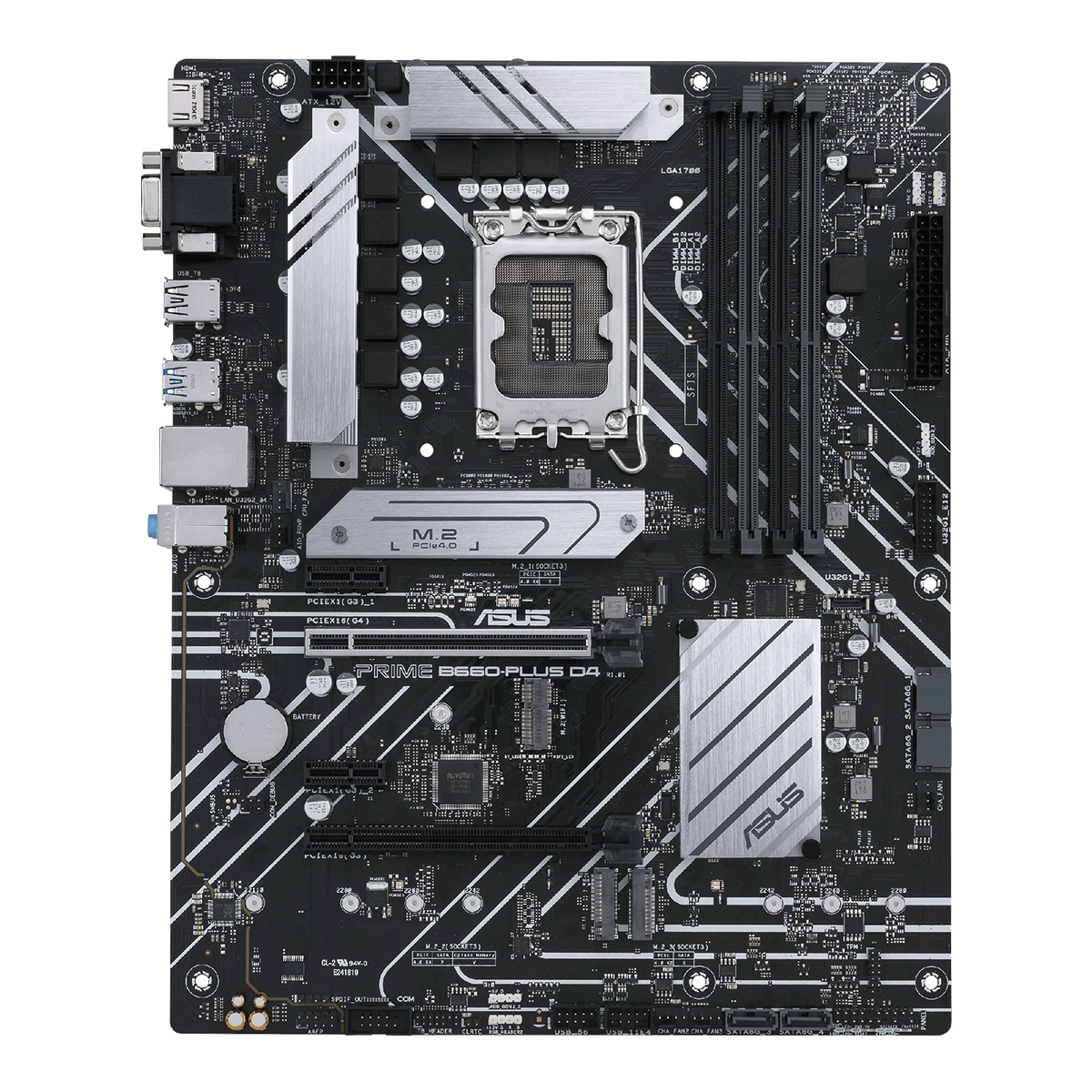 MotherBoard Asus Prime B660-PLUS D4 Socket 1700 - Image 2