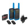 Motorola T62 Walkie Talkie 8Km 16CH Azul e Preto