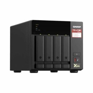 Alternative view of NAS QNAP TS-473A-8G  4 Baías 3.5"- 2.5"  8GB DDR4  Formato Torre