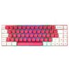 Teclado MecÃ¢nico GAMIAC TKL RGB90G Kailh Blue Branco/Rosa
