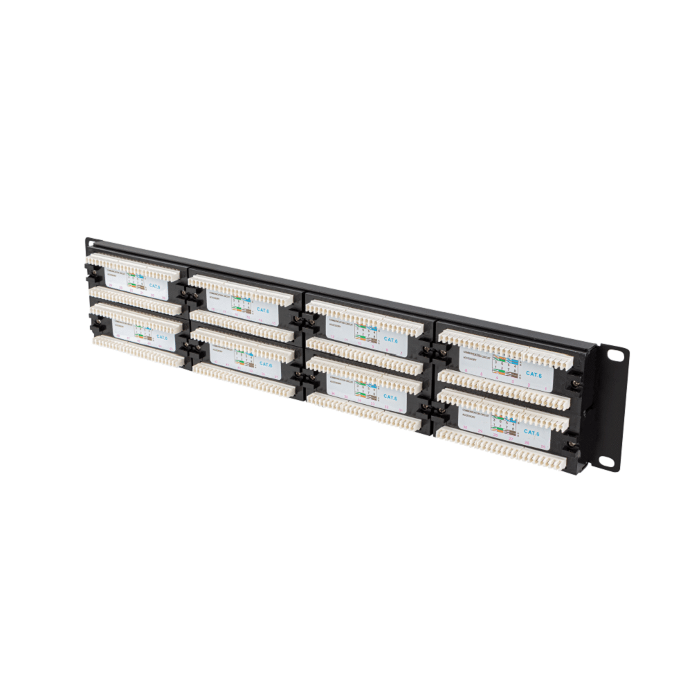 Patch Panel Lanberg 48 Portas 2U 19" Cat.6 Preto - Image 3
