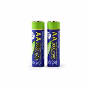 Alternative view of Pilha Ni-Mh Recarregavel  Gembird AA 1.2V 2600mAh  Pack 2 unidades