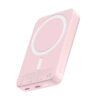 PowerBank Halfmman Magnet Wireless PD 20W Rosa