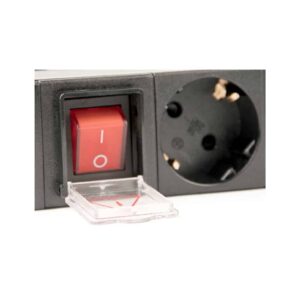 Alternative view of Regua Tomadas de Alimentação PDU 8*Schucko 1U 16A C14 3 metros