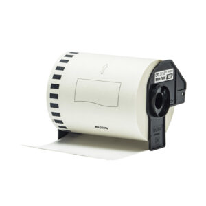 Brother DK22246 – Etiquetas Compatíveis de Tamanho Personalizado – Largura 103 mm x 30,48 metros