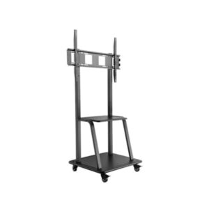 Suporte de Pé com Rodas Tooq  para TV  37"-100" até 150Kg  Vesa 1000x600mm Preto