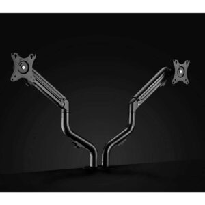 Alternative view of Suporte para 2 Monitores para Secretária 13" a 27"  Max 8Kg com Inclinação