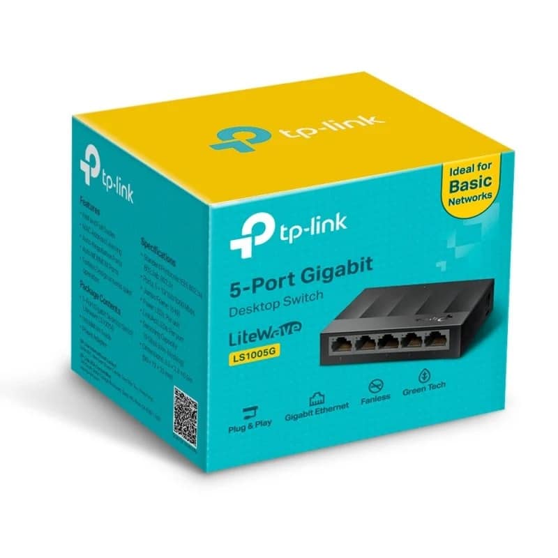 Switch TP-LINK LiteWave 5 Portas Gigabit Desktop Switch - Image 2