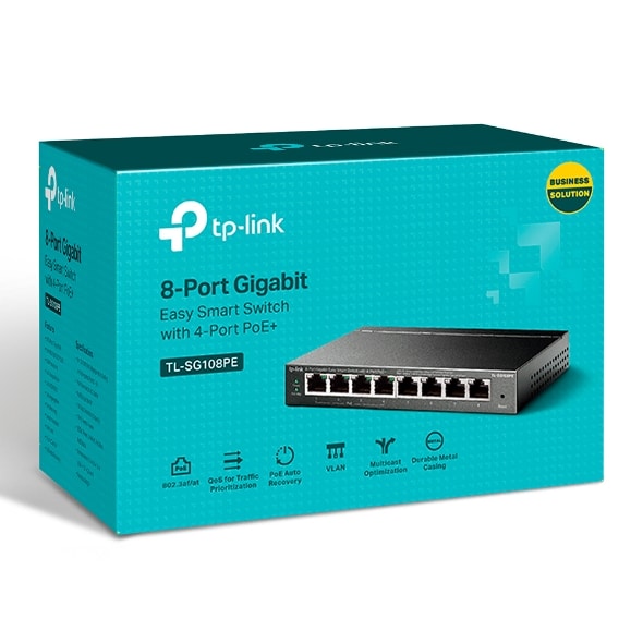 Switch TP-Link 8Portas Gigabit c/ 4*POE - Image 3