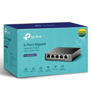 Alternative view of Switch TP-Link TL-SG1005LP 5 portas Gigabit 4portas PoE+