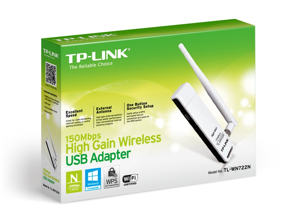 Placa USB Wireless TP-Link 150Mbits Com Antena - Image 2