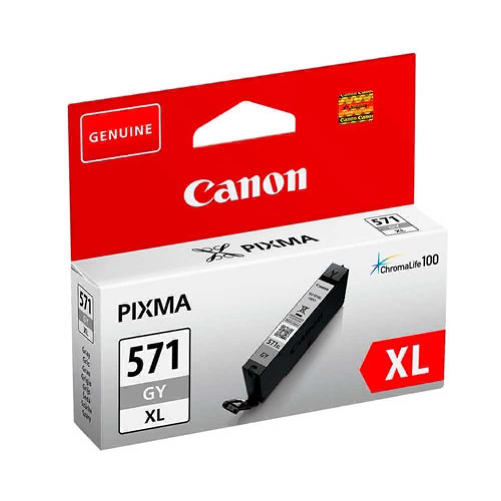 Tinteiro Original Canon CLI571XL Cinza
