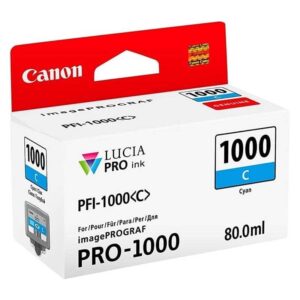 Tinteiro Original Canon PFI1000 Ciano