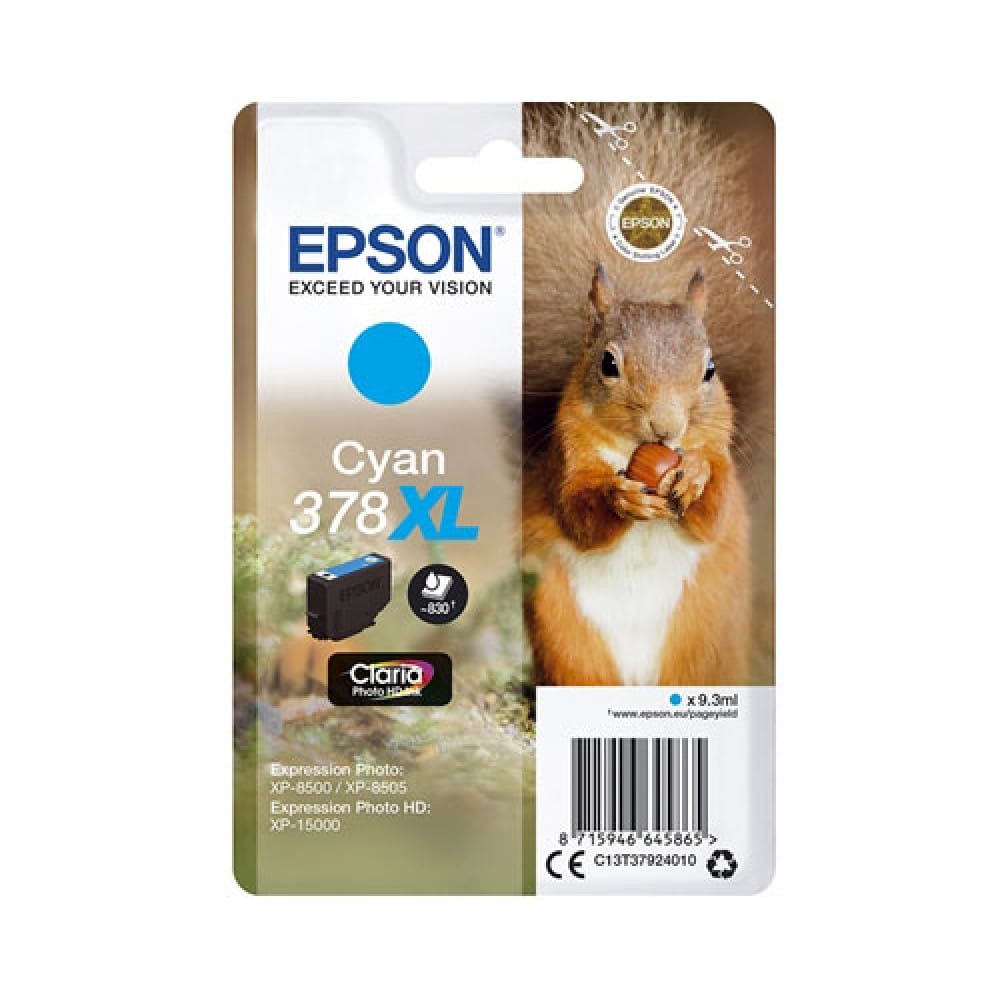 Tinteiro Original Epson nº378 XL Azul