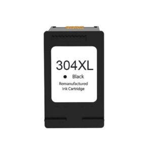 Tinteiro Remanufaturado HP 304XL Preto Mostra Nível de Tinta Substitui N9K08AE/N9K06AE