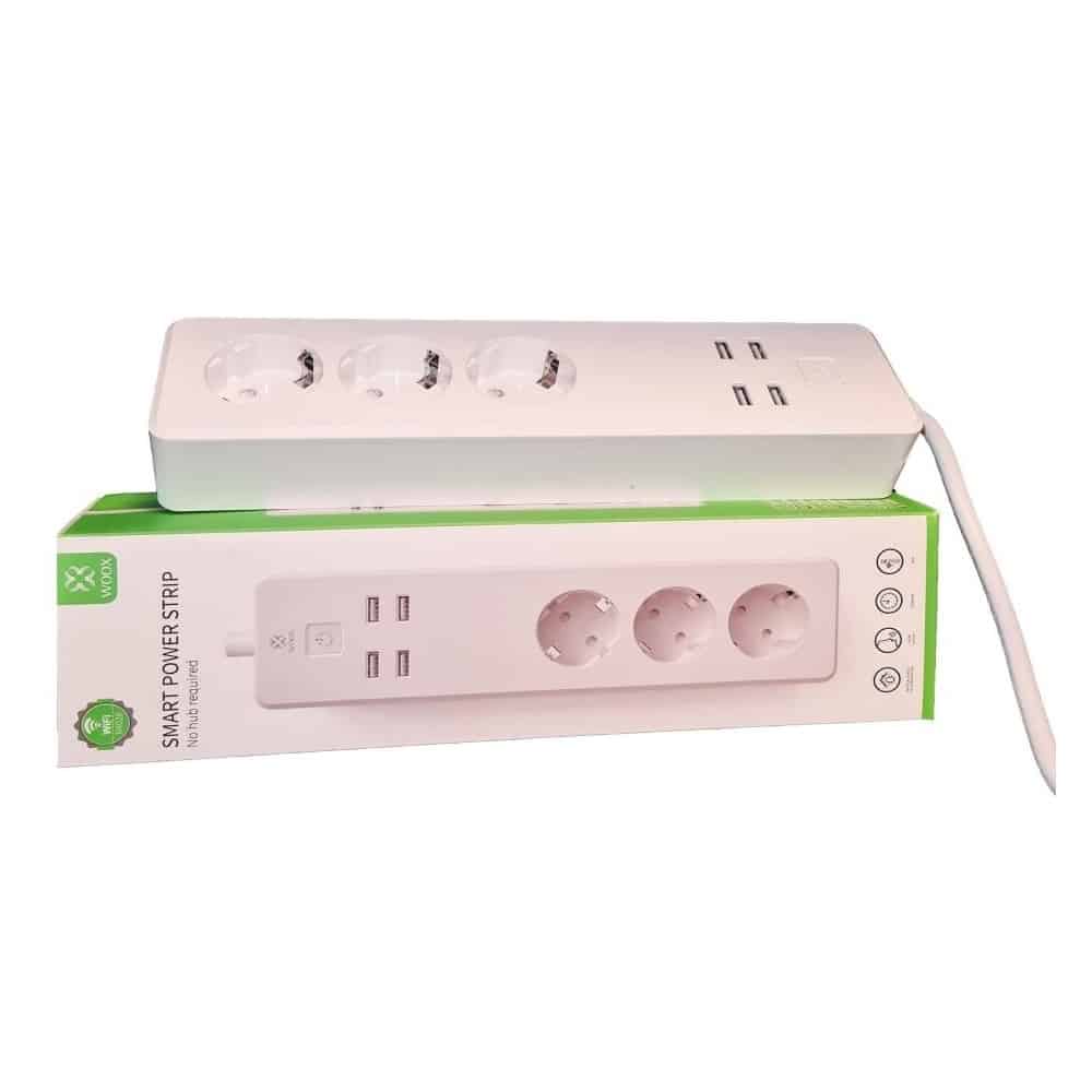 Tomada proteção 3x e 4 USB Inteligente Woox R4028 - Image 2