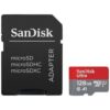 Micro SD SanDisk Ultra 128GB microSD XC com Adaptador  Clase 10  140MBs