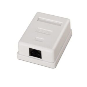 Caixa Aisens Tomada Rede RJ45 1 Porta CAT5E UTP Parede