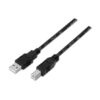 Cabo USB 2.0 Impressora Aisens A101-0005 USB Tipo-B Macho - USB Macho  até 2.5W  60Mbps  1Metro Preto