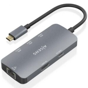 Docking Station  Type-C Aisens ASUC-6P019-GR  1xHDMI  3xUSB  1xRJ45  1xUSB Tipo-C PD