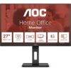 Monitor Profissional AOC 27E3QAF 27"  Full HD  Multimedia  Regulável em altura Preto