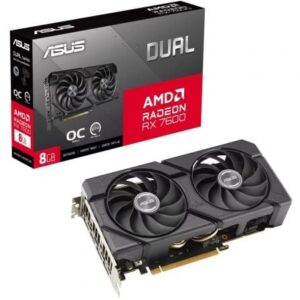 Placa Gráfica Asus Dual Radeon RX 7600 EVO OC 8GB GDDR6