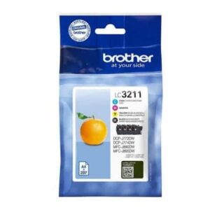 Tinteiro Original Multipack Brother LC-3211VAL Azul Magenta  Amarelo Preto