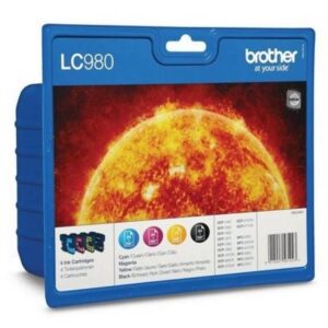 Tinteiro Original Multipack Brother LC-980 Azul Magenta  Amarelo Preto