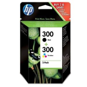 Tinteiro Original HP nº300 Multipack   Preto e  Tricolor