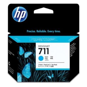 Tinteiro Original HP nº711 Multipack  3x Azul