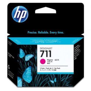 Tinteiro Original HP nº711 Multipack   3x Magenta