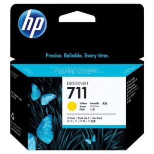 Tinteiro Original HP nº711 Multipack   3x Amarelo