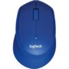 Rato Sem Fios Logitech M330 Silent Plus Até 1000 DPI Azul