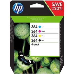 Tinteiro Original HP nº364 Multipack   Preto  Magenta  Azul   Amarelo