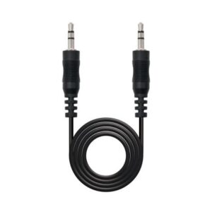 Cabo Audio Nanocable 10.24.0103  Jack 3.5 Macho - Jack 3.5 Macho  3Metros Preto
