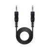 Cabo Audio Nanocable 10.24.0103  Jack 3.5 Macho - Jack 3.5 Macho  3Metros Preto