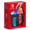 Nintendo Switch Versão OLED Azul Neom  Vermelho Neon  Inclue Base e 2 Comandos Joy-Con
