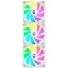 Ventoinhas Kit Pack 3 Ventiladores Nox Easy Link ARGB  12cm  Branco