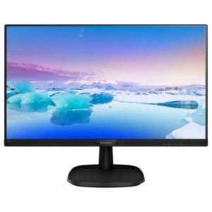 Monitor Philips V-Line 221V8A 21.5"  Full HD 75 Hz  VA 200 cd/m² 4000:1  4 ms  HDMI  VGA  Multimedia Preto