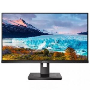 Monitor Profissional Philips S-Line 242S1AE 23.8"  Full HD  Multimídia  Regulável em altura  Preto