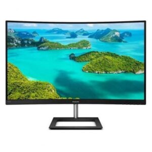 Monitor Profissional Curvo Philips E-Line 322E1C 31.5"  Full HD  75 Hz  VA  250 cd/m²  3000:1  4 ms  HDMI  VGA DisplayPort Preto