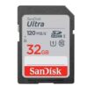 Cartão de Memoria SanDisk Ultra 32GB SD HC UHS-I - SDXC  Clase 10/ 120MBs
