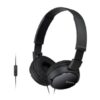Auriculares Sony MDRZX110APB com Microfone Jack 3.5mm Preto