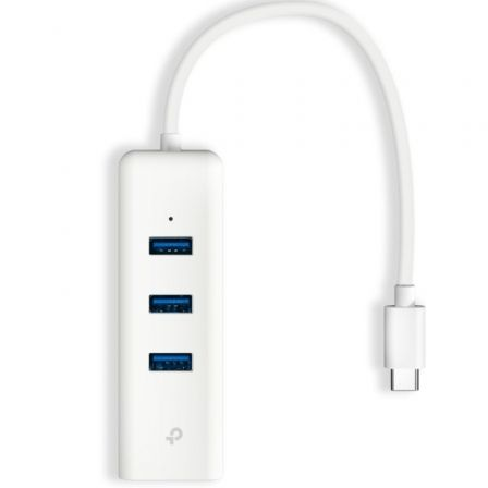 Hub TP-Link USB Tipo-C 3.0 UE330C 3xUSB 1xRJ45 Branco