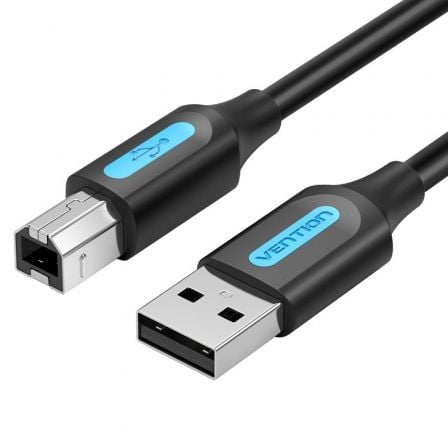 Cabo USB 2.0 Impressora Vention COQBH USB Tipo-B Macho - USB Macho 480Mbps 2Metros Preto