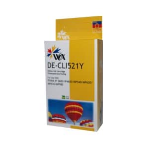Tinteiro Compativel  Canon  CLI521-Y (Com Chip) - WOX