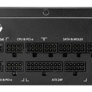 Alternative view of Fonte Modular MSI MAG A1000GL 1000W 80+ Gold PCIE5 II