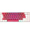 Teclado Mecânico GAMIAC TKL RGB69G SF Kailh Vermelho Branco Rosa