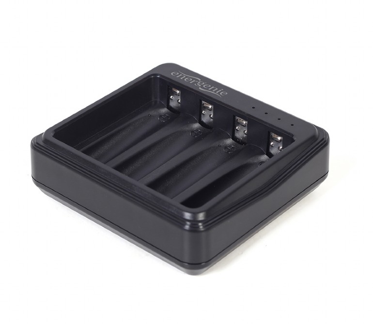 Carregador USB Gembird para Pilhas Ni-MH / Ni-CD AA / AAA