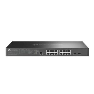 Switch Tp-Link Omada 16 Portas  2.5G e 2 Portas 10GE SFP+ L2+ Managed Switch com 8-Port PoE+